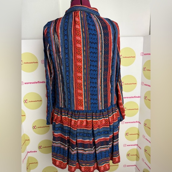 Bohemian Striped Dress - Picture 5 of 9